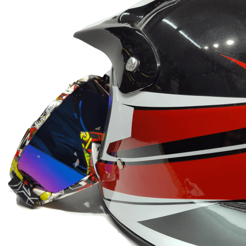 ΚΡΑΝΟΣ MOTOCROSS IBK 819-Z ΚΟΚΚΙΝΟ - Image 5