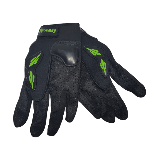 gloves kawasaki green back