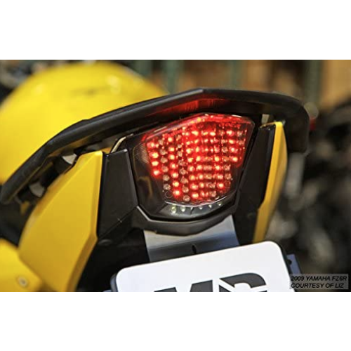 OΠΙΣΘΕΝ LED ΦΑΝΑΡΙ ΜΕ ΦΛΑΣ YAMAHA FZ6R 2009-2017 - Image 2