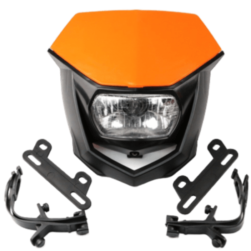EΜΠΡΟΣ ΦΑΝΑΡΙ ENDURO ΔΙΑΦΑΝΟ ΠΟΡΤΟΚΑΛΙ