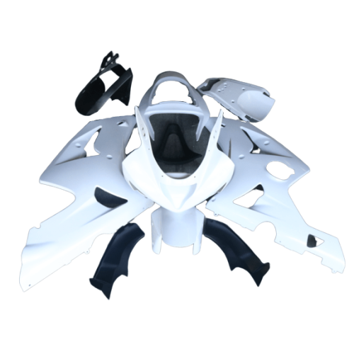 FULL FAIRING ΣΕΤ ΠΛΑΣΤΙΚΑ KAWASAKI ZX6R 2003-2004 ΑΒΑΦΟ