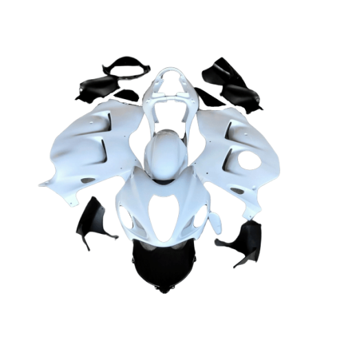 FULL FAIRING ΠΛΑΣΤΙΚΑ ΣΕΤ SUZUKI GSXR1300 1999-2007 ΑΒΑΦΟ ΛΕΥΚΟ