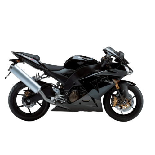 FAIRING BLACK KAWASAKI ZX10R 2004-2005 ON