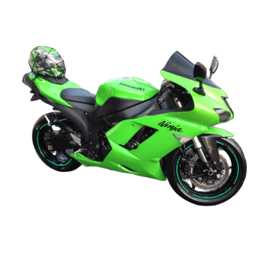 FAIRING GREEN ZX6R 2007-2008 ON