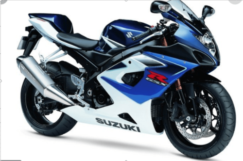 FAIRING GSXR1000 2005-2006 BLUE WHITE 2