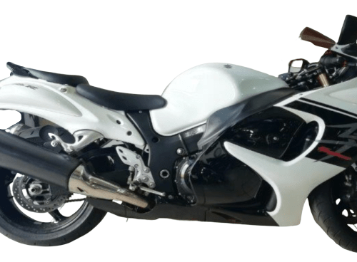 FULL FAIRING ΣΕΤ ΠΛΑΣΤΙΚΑ SUZUKI HAYABUSA GSXR1300 2008-2020 ΑΣΠΡΟ ΜΑΥΡΕΣ ΛΕΠΤΟΜΕΡΙΕΣ