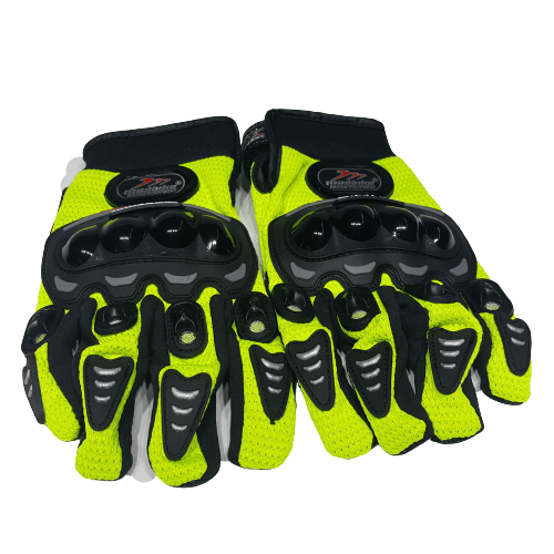 ΓΑΝΤΙΑ ΑΓΩΝΙΣΤΙΚΑ MADBIKER FLUO ΜΑΥΡΟ - Image 5