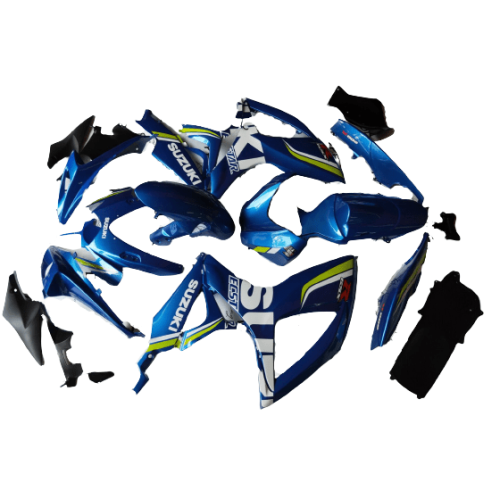 FULL FAIRING ΣΕΤ ΠΛΑΣΤΙΚΑ SUZUKI GSXR600/750 2006-2007 ECSTAR ΜΠΛΕ - Image 9