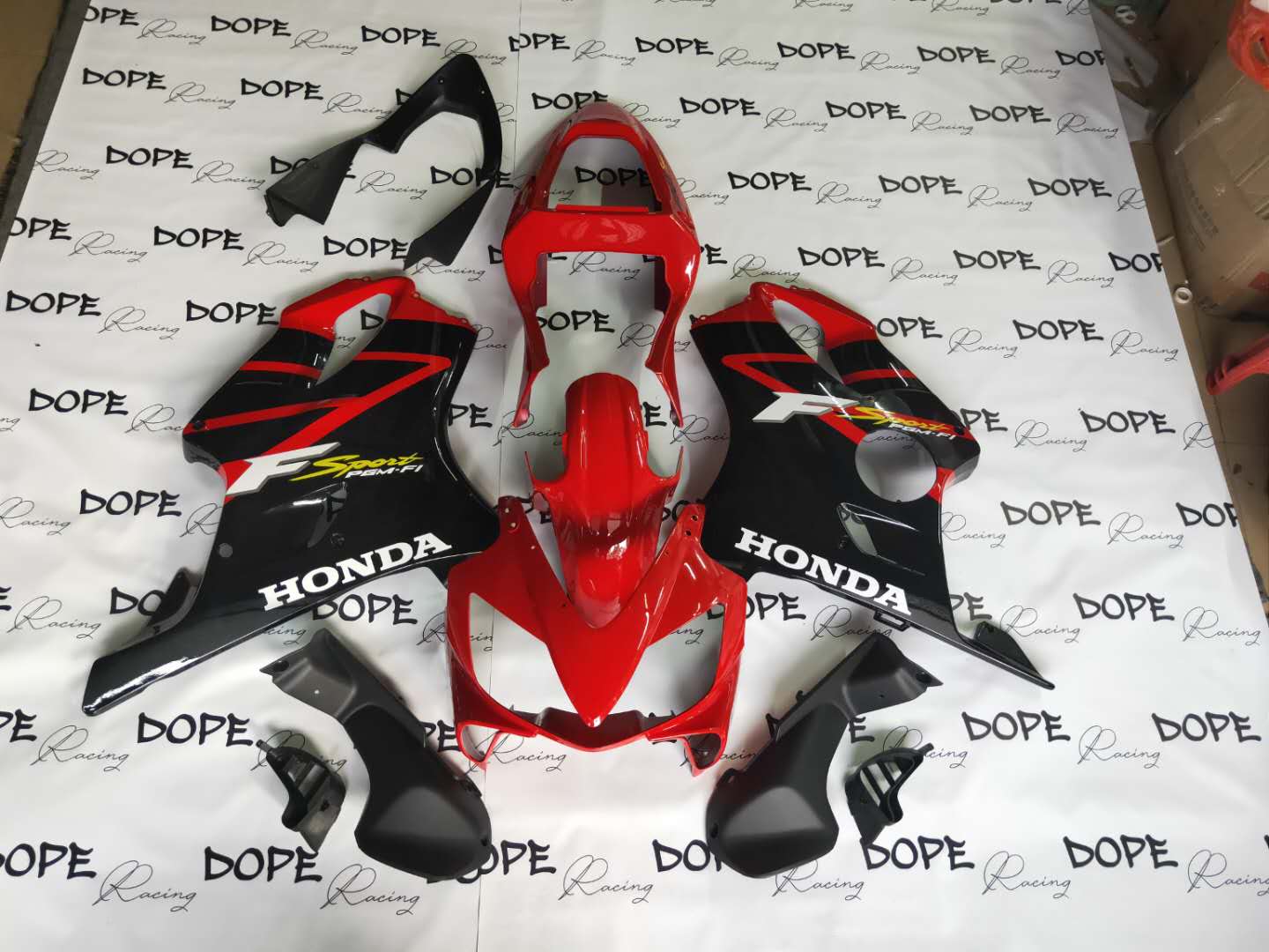 FULL FAIRING ΣΕΤ ΠΛΑΣΤΙΚΑ HONDA CBR600F 2004-2007 ΜΑΥΡΟ