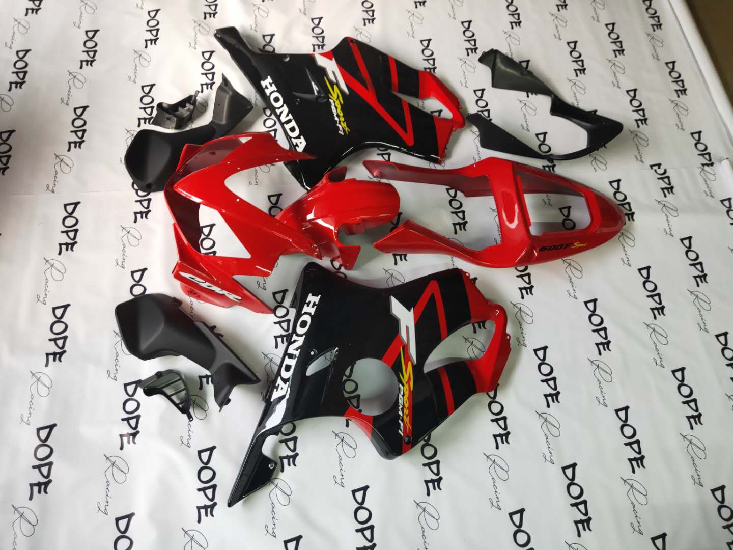 FULL FAIRING ΣΕΤ ΠΛΑΣΤΙΚΑ HONDA CBR600F 2004-2007 ΜΑΥΡΟ