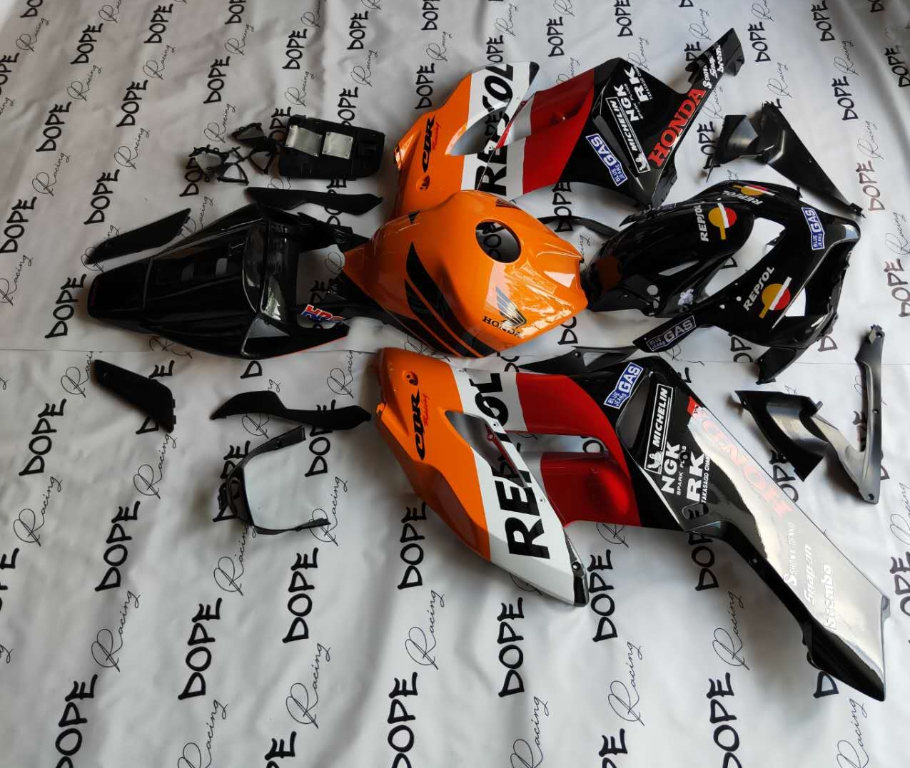 FULL FAIRING ΣΕΤ ΠΛΑΣΤΙΚΑ ABS HONDA CBR1000RR 2004-2005 REPSOL + Κ.ΤΕΠΟΖΙΤΟΥ - Image 6