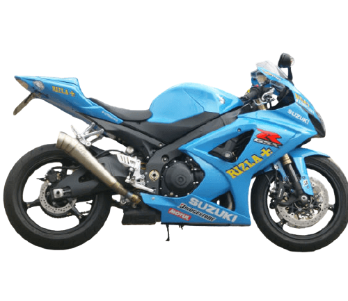 FULL FAIRING ΣΕΤ ΠΛΑΣΤΙΚΑ SUZUKI GSXR600/750 2008-2010 ΜΠΛΕ RIZLA ΚΙΤΡΙΝΑ ΓΡΑΜΜΑΤΑ