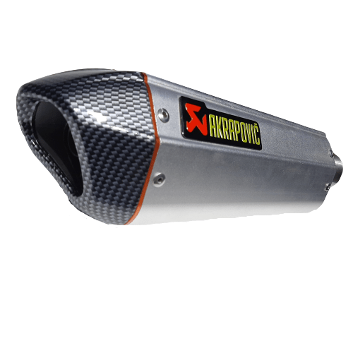 ΕΞΑΤΜΙΣΗ ΤΕΛΙΚΟ ΤΥΠΟΥ AKRAPOVIC POLYGON SHORT OEM ΑΣΗΜI ΜΕ CARBON TIP - Image 3