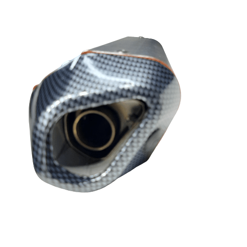 ΕΞΑΤΜΙΣΗ ΤΕΛΙΚΟ ΤΥΠΟΥ AKRAPOVIC POLYGON SHORT OEM ΑΣΗΜI ΜΕ CARBON TIP - Image 4