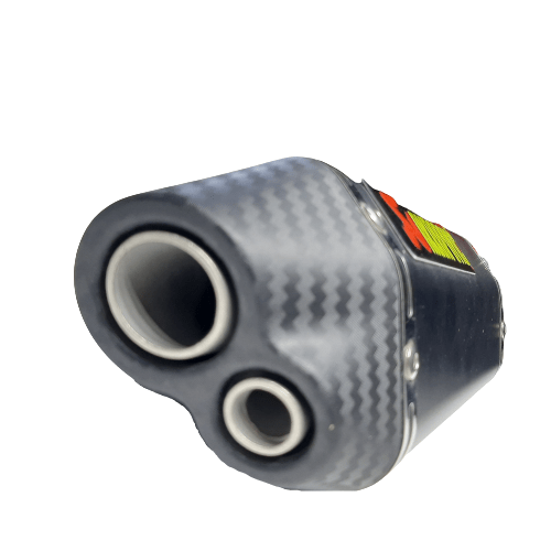 ΤΕΛΙΚΟ ΕΞΑΤΜΙΣΗΣ ΤΥΠΟΥ AKRAPOVIC HEXAGON SHORT 2ΜΠΟΥΚΗ ΜΑΥΡΗ CARBON Φ51 - Image 3