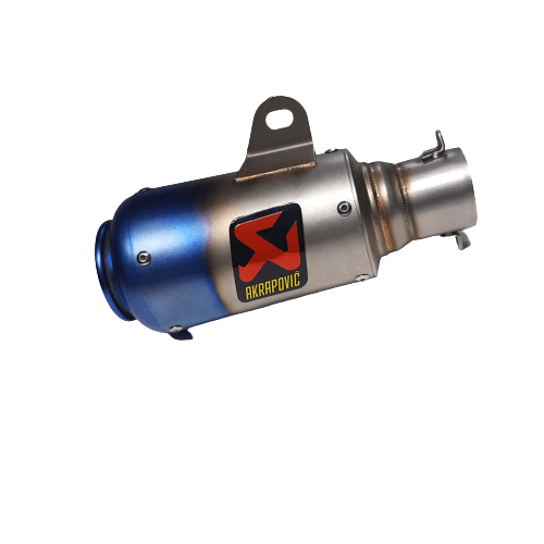 ΕΞΑΤΜΙΣΗ AKRAPOVIC ΚΟΝΤΗ ΜΕΛΑΝΙΑΣΜΕΝΗ Φ51 - Image 2