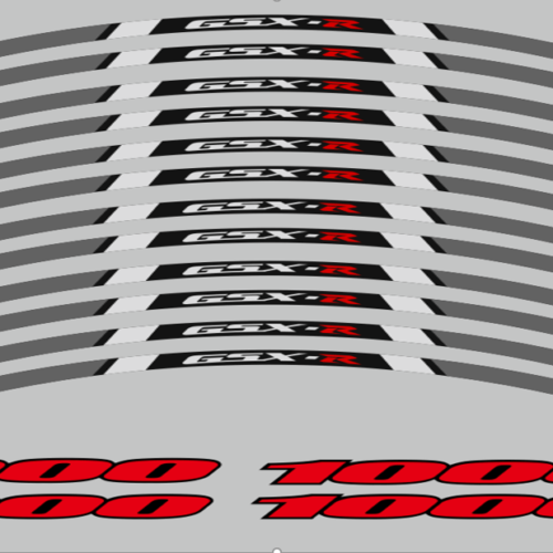 ΑΥΤΟΚΟΛΛΗΤΟ ΖΑΝΤΑΣ SUZUKI GSXR1000 ΜΑΥΡΟ ΚΟΚΚΙΝΟ ΓΚΡΙ