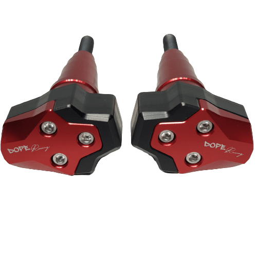 ΠΡΟΣΤΑΤΕΥΤΙΚΑ ΜΑΝΙΤΑΡΙΑ ΠΛΑΙΣΙΟΥ TDM900 12mm DOPE RACING X-FRAME ΚΟΚΚΙΝΑ - Image 2