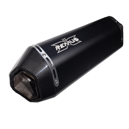 ΕΞΑΤΜΙΣΗ ΤΕΛΙΚΟ ΤΥΠΟΥ REMUS ΜΑΥΡΗ ΜΕ CARBON TIPS Φ51 - Image 4