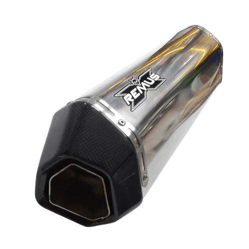 ΕΞΑΤΜΙΣΗ ΤΕΛΙΚΟ ΤΥΠΟΥ REMUS ΑΣΗΜΙ ΜΕ CARBON TIP Φ51 - Image 3