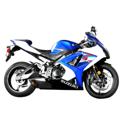 FULL FAIRING ΣΕΤ ΠΛΑΣΤΙΚΑ SUZUKI GSXR1000 2007-2008 ΜΠΛΕ-ΑΣΠΡΟ - Image 2