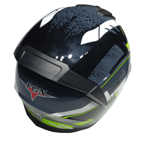 ΚΡΑΝΟΣ HALF FACE FGN ΜΑΥΡΟ ΛΕΥΚΟ FLUO L - Image 3