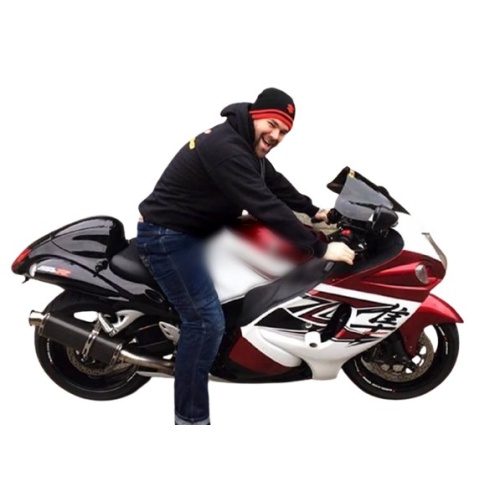 FULL FAIRING ABS SUZUKI HAYABUSA GSXR1300 2008-2020 ΛΕΥΚΟ-ΜΠΟΡΝΤΟ-ΜΑΥΡΟ