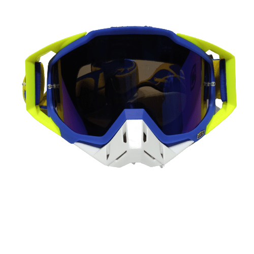 ΜΑΣΚΑ 100% ΚΙΤΡΙΝΟ ΜΠΛΕ ΑΣΠΡΟ - Image 2