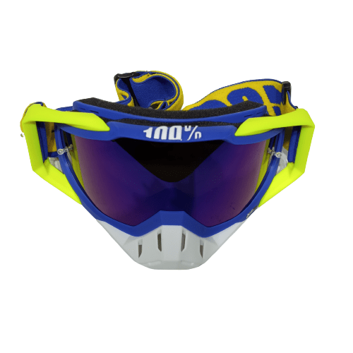 ΜΑΣΚΑ 100% ΚΙΤΡΙΝΟ ΜΠΛΕ ΑΣΠΡΟ - Image 4