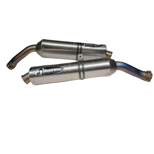 ΣΕΤ ΜΕΤΑΧΕΙΡΙΣΜΕΝΩΝ ΕΞΑΤΜΙΣΕΩΝ AKRAPOVIC FULL SILVER GP R1 2004-2006 - Image 5