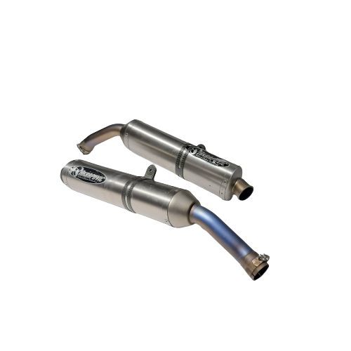 ΣΕΤ ΜΕΤΑΧΕΙΡΙΣΜΕΝΩΝ ΕΞΑΤΜΙΣΕΩΝ AKRAPOVIC FULL SILVER GP R1 2004-2006 - Image 2