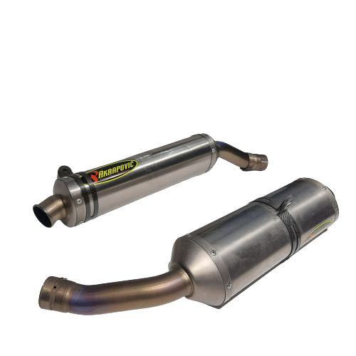 ΣΕΤ ΜΕΤΑΧΕΙΡΙΣΜΕΝΩΝ ΕΞΑΤΜΙΣΕΩΝ AKRAPOVIC FULL SILVER GP R1 2004-2006 - Image 4