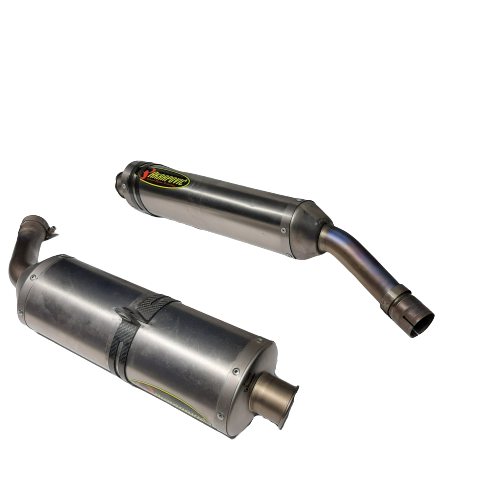 ΣΕΤ ΜΕΤΑΧΕΙΡΙΣΜΕΝΩΝ ΕΞΑΤΜΙΣΕΩΝ AKRAPOVIC FULL SILVER GP R1 2004-2006 - Image 3