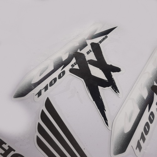 ΣΕΤ ΑΥΤΟΚΟΛΛΗΤΑ FAIRING HONDA CBR1100XX BLACKBIRD ΑΣΠΡΟΜΑΥΡΟ - Image 3