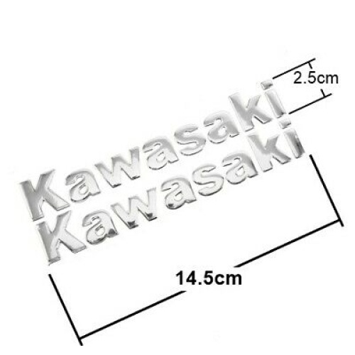 ΑΥΤΟΚΟΛΛΗΤΑ ΓΡΑΜΜΑΤΑ KAWASAKI ΑΣΗΜΙ 18X6CM