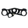 ΤΙΜΟΝΟΠΛΑΚΑ ΧΑΜΗΛΩΜΑΤΟΣ ΑΛΟΥΜΙΝΙΟΥ CNC SUZUKI GSXR1000 2007-2016 GSXR600 / 750 2006-2017 ΜΑΥΡΟ - Image 2