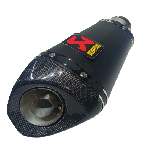 ΔΕΞΙΑ ΕΞΑΤΜΙΣΗ AKRAPOVIC HP ΜΑΥΡΗ ΜΕ CARBON ΤΕΛΕΙΩΜΑ Φ60 - Image 4