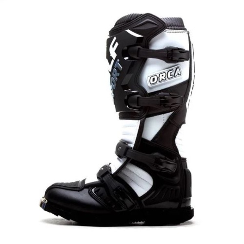 ΜΠΟΤΕΣ WULFSPORT ORCA ΜΑΥΡΟ-ΛΕΥΚΟ - Image 3