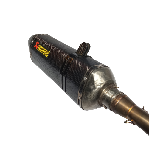 ΟΛΟΣΩΜΗ ΕΞΑΤΜΙΣΗ AKRAPOVIC HEXAGON TMAX500 2001-2011 TMAX530 2012-2016 TMAX560 2014-2016 CARBON - Image 6