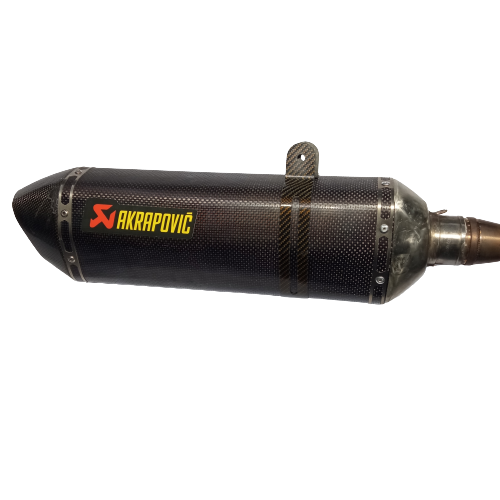 ΟΛΟΣΩΜΗ ΕΞΑΤΜΙΣΗ AKRAPOVIC HEXAGON TMAX500 2001-2011 TMAX530 2012-2016 TMAX560 2014-2016 CARBON - Image 2