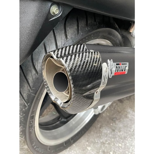 ΟΛΟΣΩΜΗ ΕΞΑΤΜΙΣΗ MIVV SUONO ΜΑΥΡΗ ΜΕ CARBON ΤΕΛΕΙΩΜΑ TMAX500 2001-2016 - Image 4