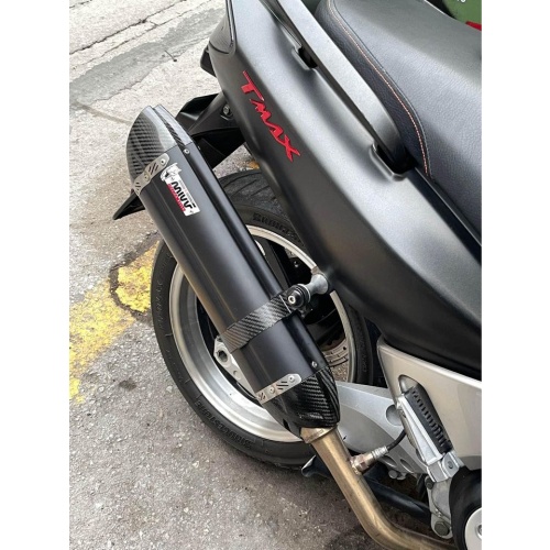 ΟΛΟΣΩΜΗ ΕΞΑΤΜΙΣΗ MIVV SUONO ΜΑΥΡΗ ΜΕ CARBON ΤΕΛΕΙΩΜΑ TMAX500 2001-2016 - Image 3