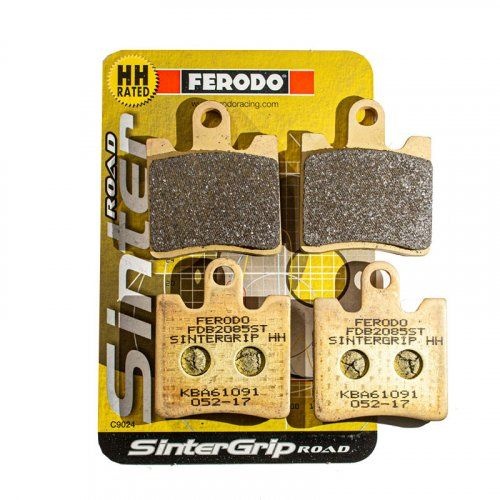 ΔΥΟ ΣΕΤ ΜΠΡΟΣΤΑ ΤΑΚΑΚΙΑ FERODO SUZUKI AN BURGMAN 400 2001-2006 SINTER ROAD