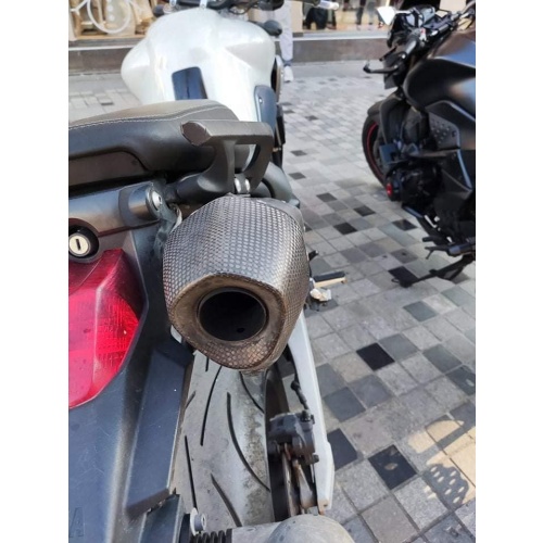 ΤΕΛΙΚΟ ΕΞΑΤΜΙΣΗΣ AKRAPOVIC HEXAGON ΤΙΤΑΝΙΟΥ CARBON Φ65 - Image 7