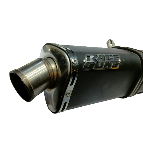 ΔΙΠΛΑ ΤΕΛΙΚΑ RACEGUNS ΤΡΙΟΒΑΛ ΜΕ ΜΠΟΥΚΑ YAMAHA TDM900 - Image 2