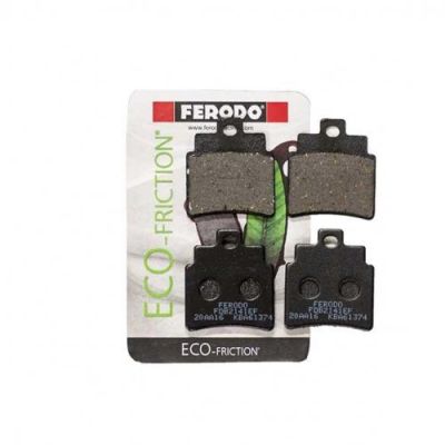 ΔΥΟ ΣΕΤ ΜΠΡΟΣΤΑ ΤΑΚΑΚΙΑ FERODO SYM GTS 250 2007-2008 ECO FRICTION