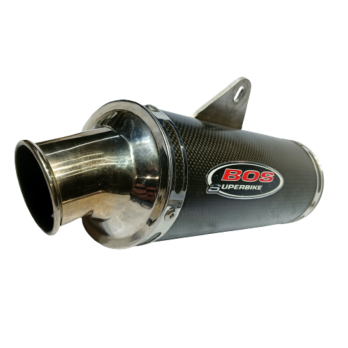 ΔΙΠΛΑ ΤΕΛΙΚΑ BOS CARBON ΟΒΑΛ ΜΕ ΜΠΟΥΚΑ YAMAHA TDM900 - Image 5