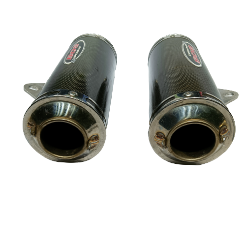 ΔΙΠΛΑ ΤΕΛΙΚΑ BOS CARBON ΟΒΑΛ ΜΕ ΜΠΟΥΚΑ YAMAHA TDM900 - Image 4