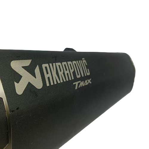 ΟΛΟΣΩΜΗ ΕΞΑΤΜΙΣΗ AKRAPOVIC HEXAGON TMAX500 2001-2011 TMAX530 2012-2016 ΜΑΥΡΗ - Image 2