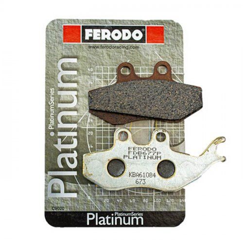 ΣΕΤ ΠΙΣΩ ΤΑΚΑΚΙΑ FERODO PIAGGIO BEVERLY 200 GRIMECA CALIPER 2001-2021 PLATINUM